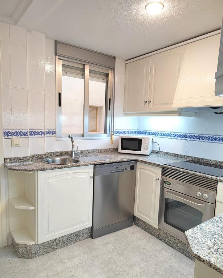 Apartamento Santa Pola Primera Linea De Playa Exterior foto