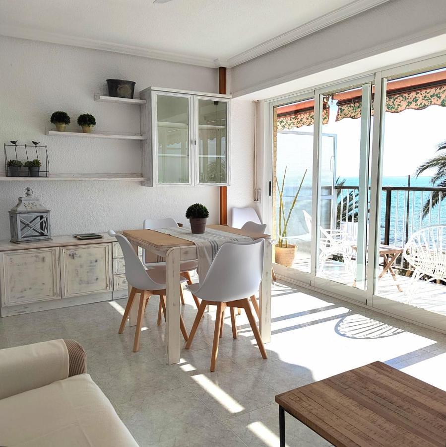 Apartamento Santa Pola Primera Linea De Playa Exterior foto